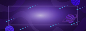 紫色banner