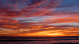 海边夕阳