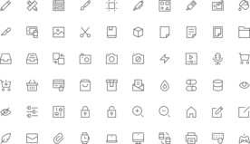 线性办公图标