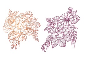 手绘花纹