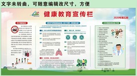 第五期健康教育宣传栏未转曲可编