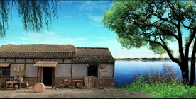 沙家浜LED大屏素材