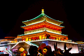 钟楼夜景