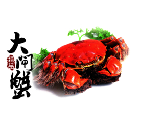 大闸蟹字体