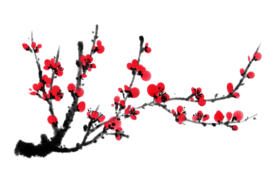 梅花树枝元素
