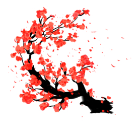 梅花树枝元素