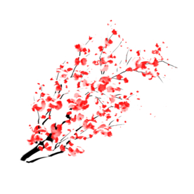梅花树枝元素