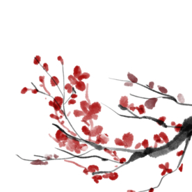 梅花树枝元素