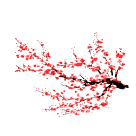 梅花树枝元素