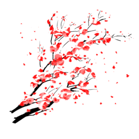 梅花树枝元素