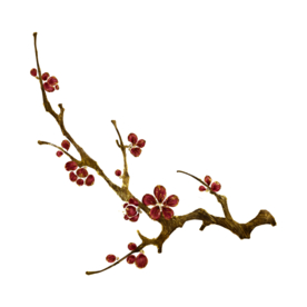 梅花树枝元素