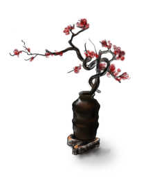 梅花树枝元素