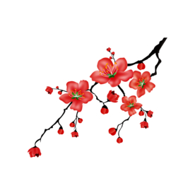 梅花免扣元素