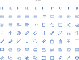 线性办公图标