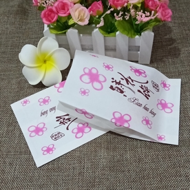 鲜花饼防油纸袋实拍图