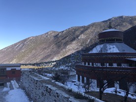 雪山上的风景