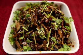 凉拌香菇