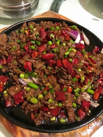 铁板瘦肉