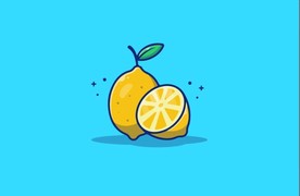 卡通柠檬