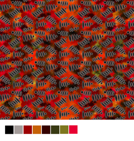 抽象底纹 花纹设计 分色印刷