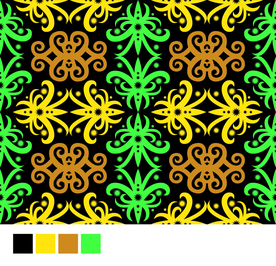 图案设计 底纹 花纹分色