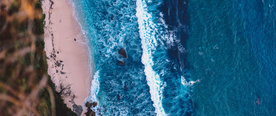 大海海滩海浪沙滩风景