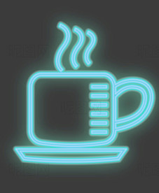 霓虹灯咖啡