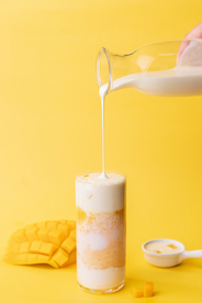 奶茶水果茶 芒果奶昔