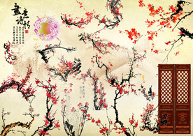 梅花 梅花大全 中国风 国画