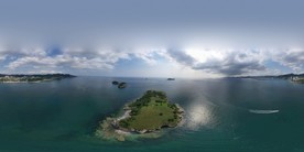 大连西大连岛全景图