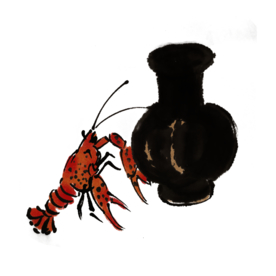 水墨插画素材
