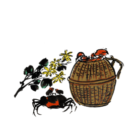 水墨插画素材