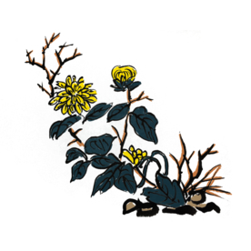 水墨插画素材