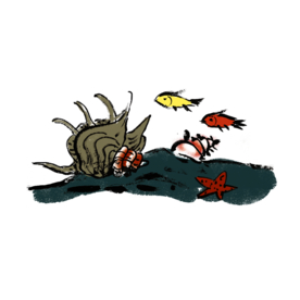 水墨插画素材