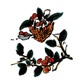 水墨插画素材