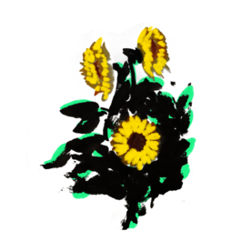 水墨插画素材