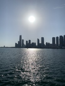 落日大海
