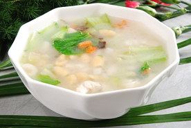 三色浓汤麻食