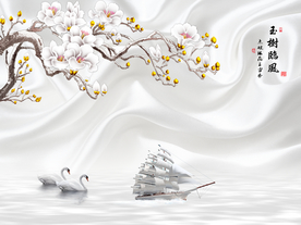 工笔花鸟手绘花鸟