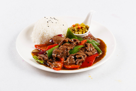 黑椒牛肉饭