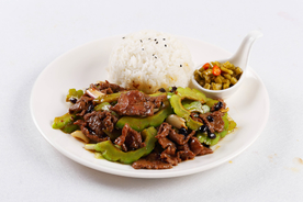 苦瓜牛肉饭