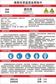 固化剂周知卡