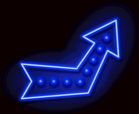 霓虹灯箭头