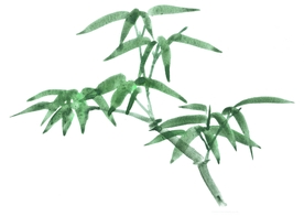 水墨竹子