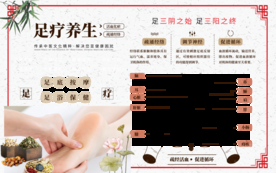 浴盆 足疗海报 传统足疗养生