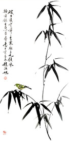 水墨竹子 水墨画