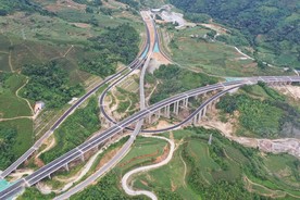 高清立交桥高速公路