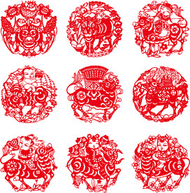 牛年剪纸