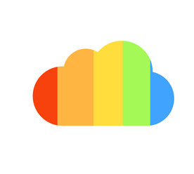 蓝奏云网盘矢量AI格式LOGO