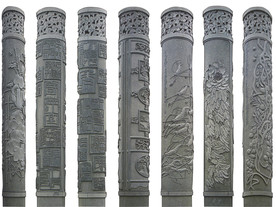 雕刻柱